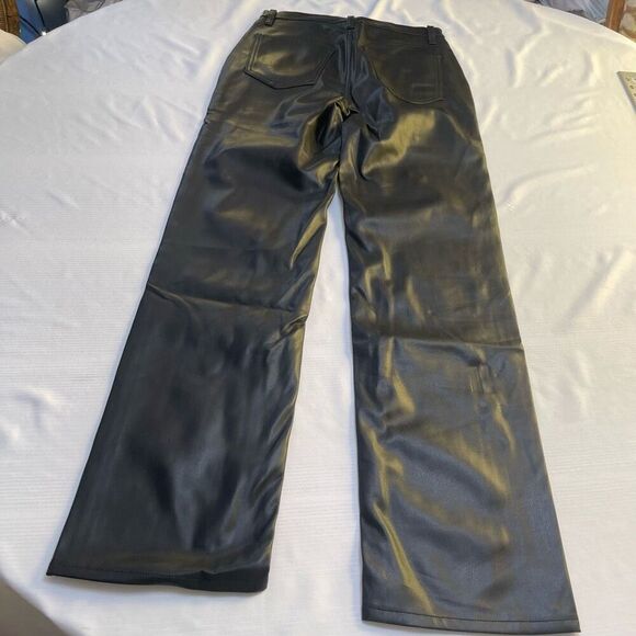 PISTOLA Black Faux Leather Pants Size 27 - Picture 7 of 8